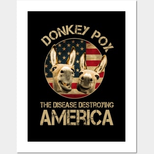 Donkey Pox The Disease Destroying America Donkeypox Vintage Posters and Art